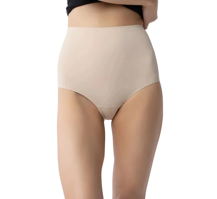 Dámské kalhotky Amber maxi high beige - Julimex Dámské kalhotky Amber maxi high beige - Julimex