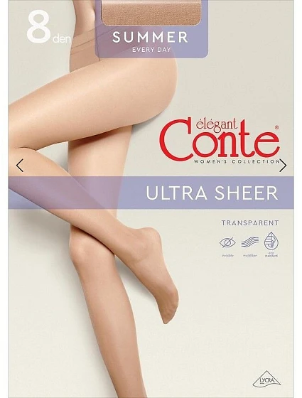 Letní punčocháče 8 den Ultra model 22270414 - Conte elegant Letní punčocháče 8 den Ultra model 22270414 - Conte elegant