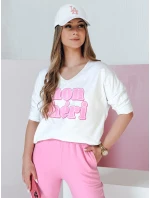 Dámská halenka s potiskem bílá Dstreet model 21989004 - FashionStreet