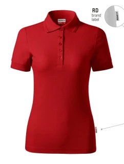 Dámske polo tričko Reserve (červené (značka))