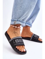 Damskie Lekkie Klapki Big Star LL274732 Czarne