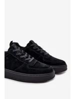 Pánské Sneakersy Na Platformě Zamszové Big Star model 21706190 Černé - Big Star Shoes