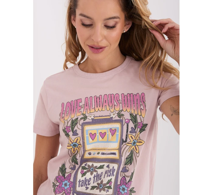 T shirt model 21791067 jasny różowy - FPrice