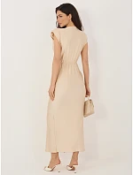 Šaty IT SK 21171.51 béžové Šaty IT SK 21171.51 béžové