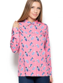 Košeľa s dlhým rukávom model 76987 Katrus