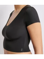 Dámsky top ZERO Feel 2.0 Crop Top - BLACK - black 0004 - SLOGGI Dámsky top ZERO Feel 2.0 Crop Top - BLACK - black 0004 - SLOGGI