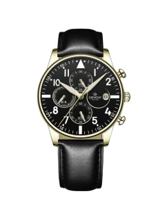 Pánské hodinky Chronograph Sapphire Black and Gold model 21807527 - Giewont