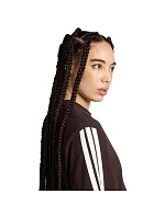 Dámské tričko adidas Essentials 3-Stripes Boyfriend, tmavě hnědé, KX0794 Dámské tričko adidas Essentials 3-Stripes Boyfriend, tmavě hnědé, KX0794