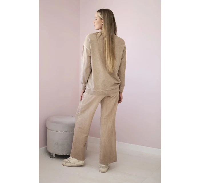 Bavlnený set Angel tepláky + ťavie nohavice