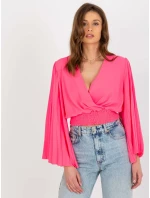 Blúzka DHJ BZ 16503.30X fluo ružová Blúzka DHJ BZ 16503.30X fluo ružová