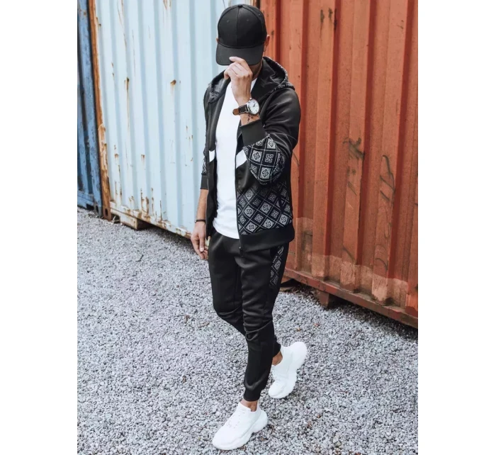 FashionStreet čierna pánska tepláková súprava AX0604