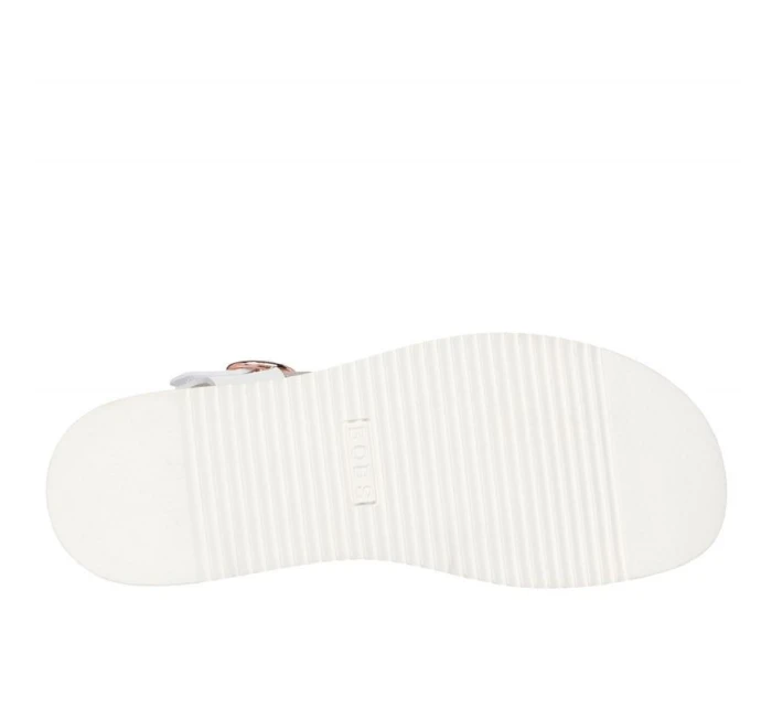 Dámske sandále Skechers Bobs Desert Kiss Low - Peak Rank W 114709-WHT