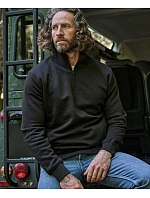 TJ Mikina s 1/4 zipem 18. black model 22498010 - Tee Jays TJ Mikina s 1/4 zipem 18. black model 22498010 - Tee Jays