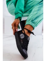 Dámské tenisky BIG STAR model 21575224 Černé - Big Star Shoes Dámské tenisky BIG STAR model 21575224 Černé - Big Star Shoes