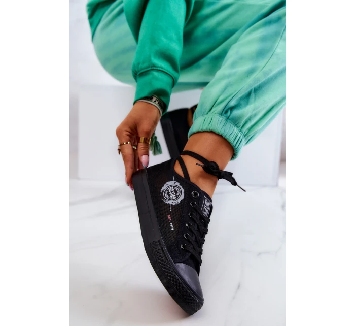 Dámské tenisky BIG STAR model 21575224 Černé - Big Star Shoes Dámské tenisky BIG STAR model 21575224 Černé - Big Star Shoes