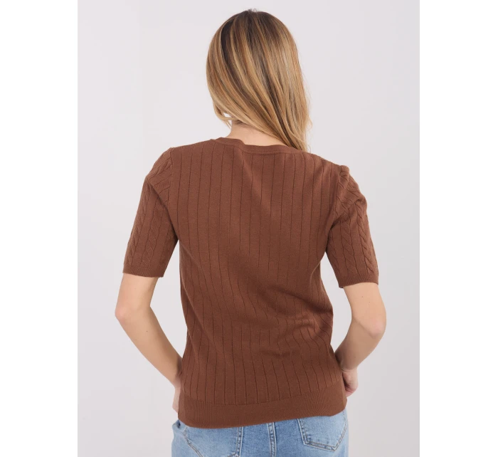 Jumper PM SW B 613.09 svetlohnedý