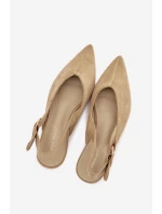 Dámske baleríny s prackou Tanelia - zelené