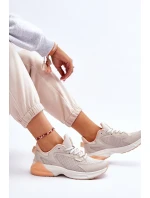 Wygodne Buty Sportowe Memory Foam System Big Star LL274336 Beżowe Wygodne Buty Sportowe Memory Foam System Big Star LL274336 Beżowe