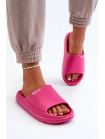 Lekkie Klapki Damskie Big Star NN274A041 Fuksja