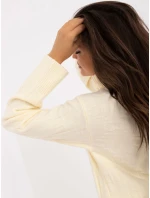 Sweter AT SW  jasny żółty model 20459079 - FPrice