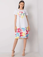 Šaty DHJ SK 13119.26P biela