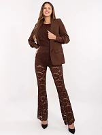 Nohavice MI SP K69 3.21P hnedé