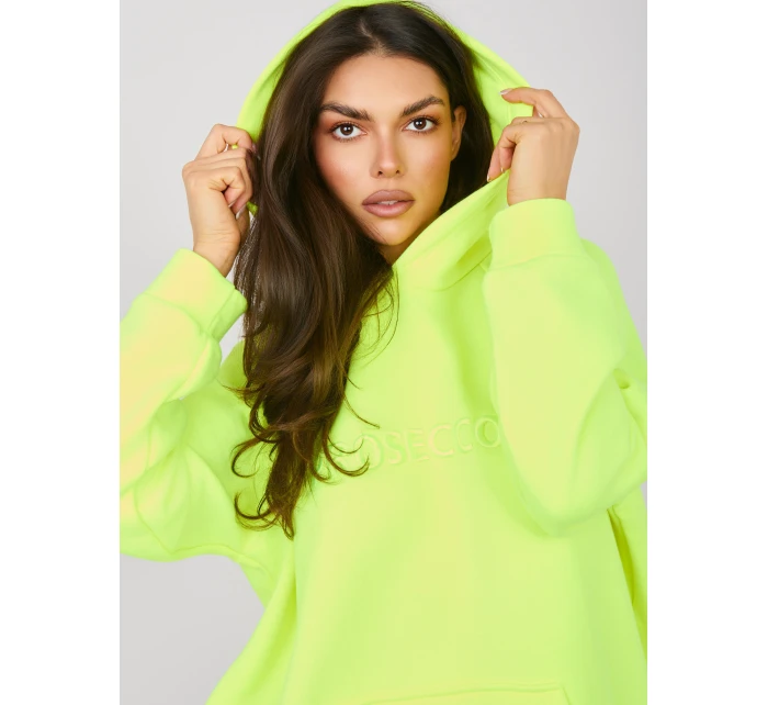 RV BL mikina s kapucňou A1034.30 fluo yellow